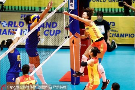 高清:大冠军杯中国女排3-2战胜卫冕冠军巴西女排