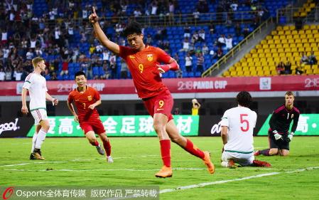 高清:国际青年足球锦标赛 中国4-0匈牙利取得开