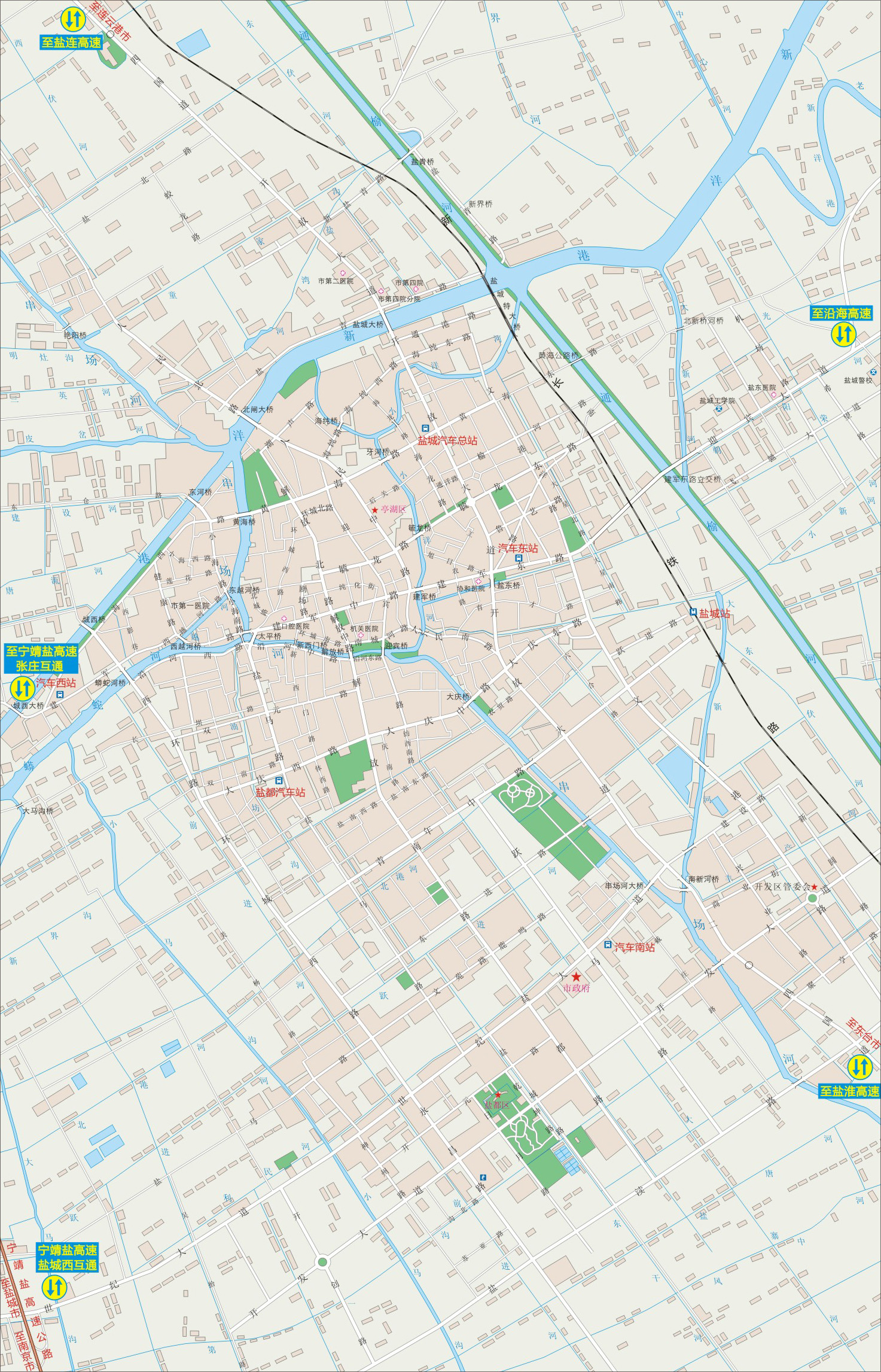 盐城去新丰地图